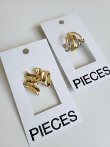 Pieces Abstract Drop Stud Earrings