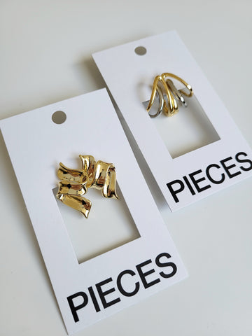 Pieces Abstract Drop Stud Earrings