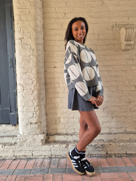 VM Grey Love Knit Jumper