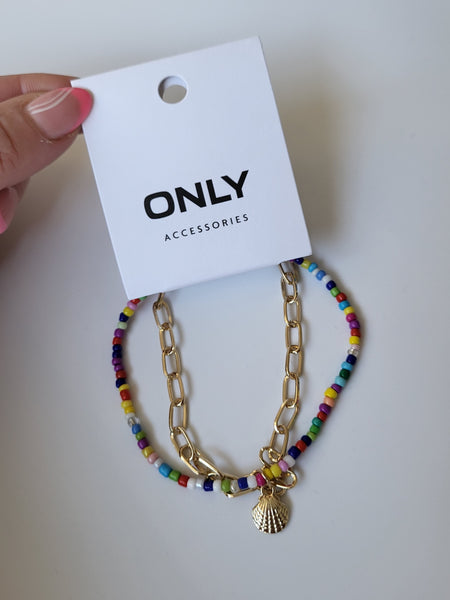 Only 2 Pack Sea Shell Anklet - Gold Or Silver