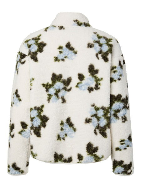 Pieces Autumn Floral Teddy Jacket