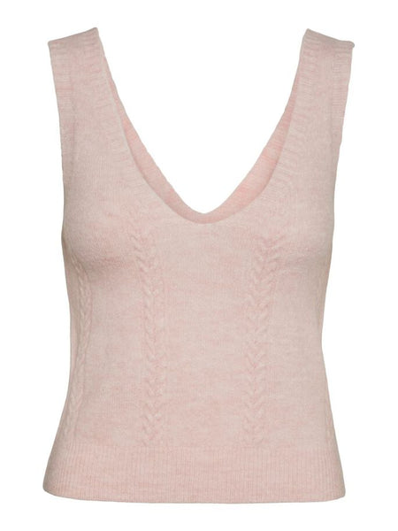 VM Knitted Vest In Pink