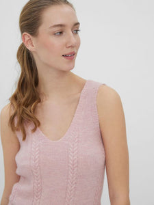 VM Knitted Vest In Pink