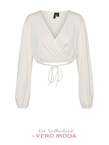 VM Kae Sutherland Cropped Long Sleeve Blouse