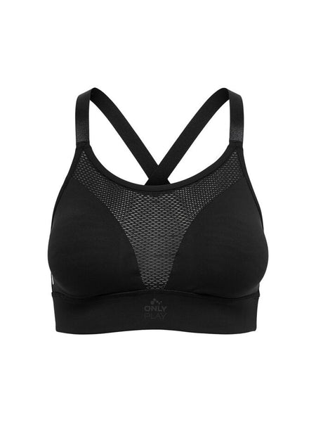 Black Only Play Sports Bra