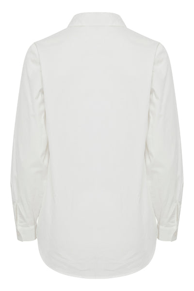 ICHI Embellished White Shirt
