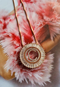 Rose Gold Initial Necklace
