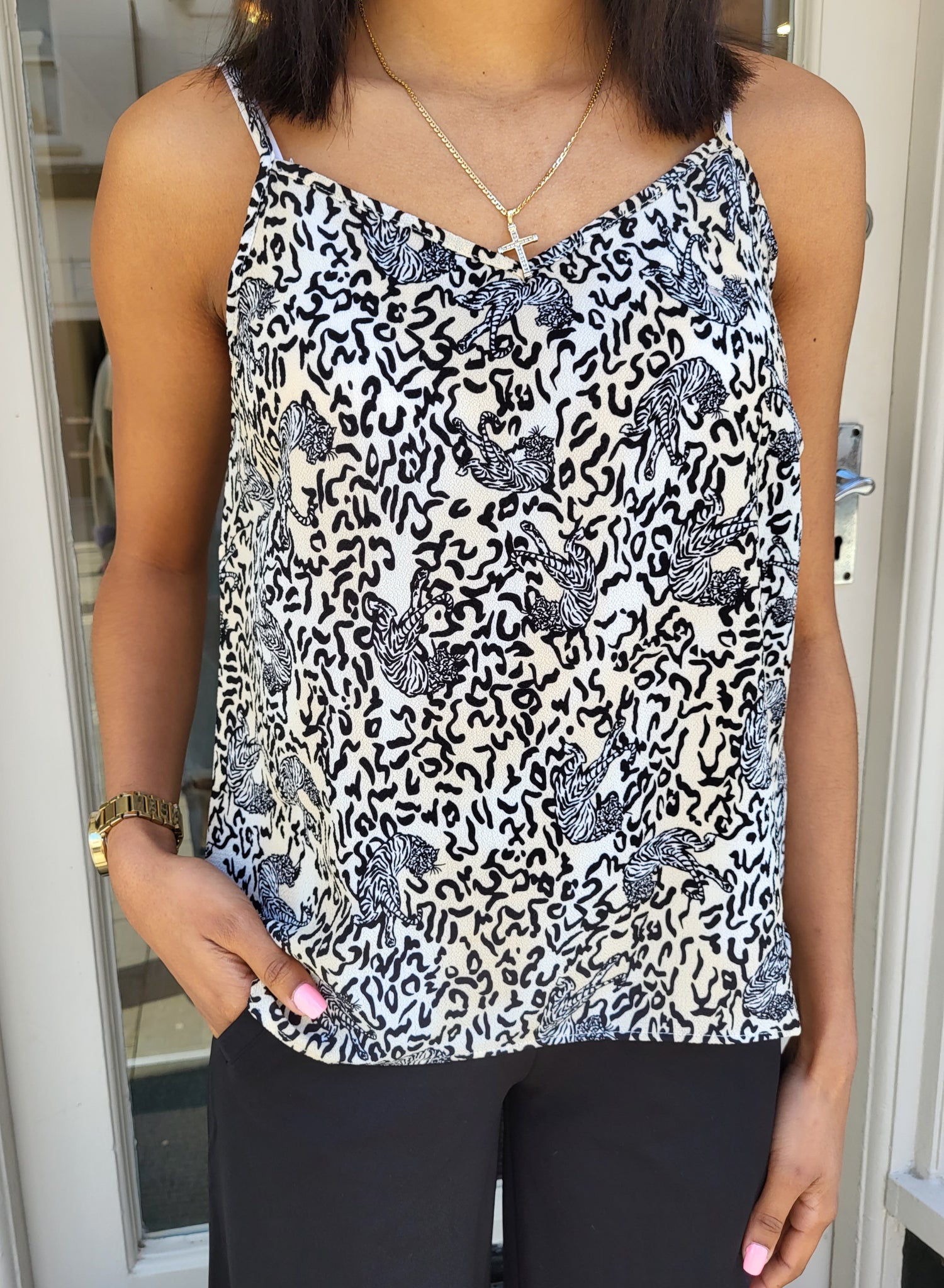 Only Wild Tiger Cami Top