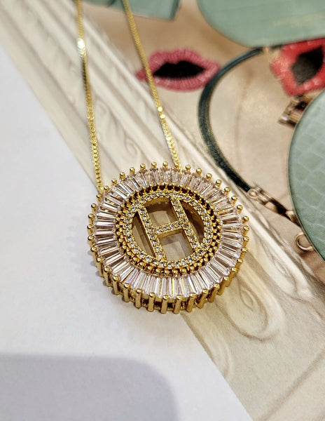 Gold Initial Necklace