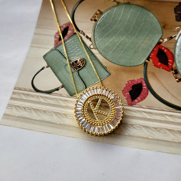 Gold Initial Necklace
