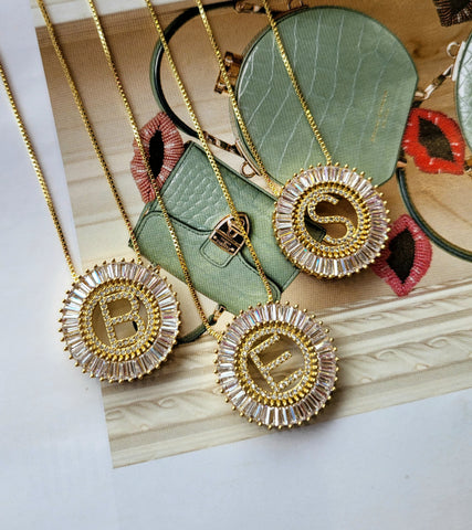 Gold Initial Necklace