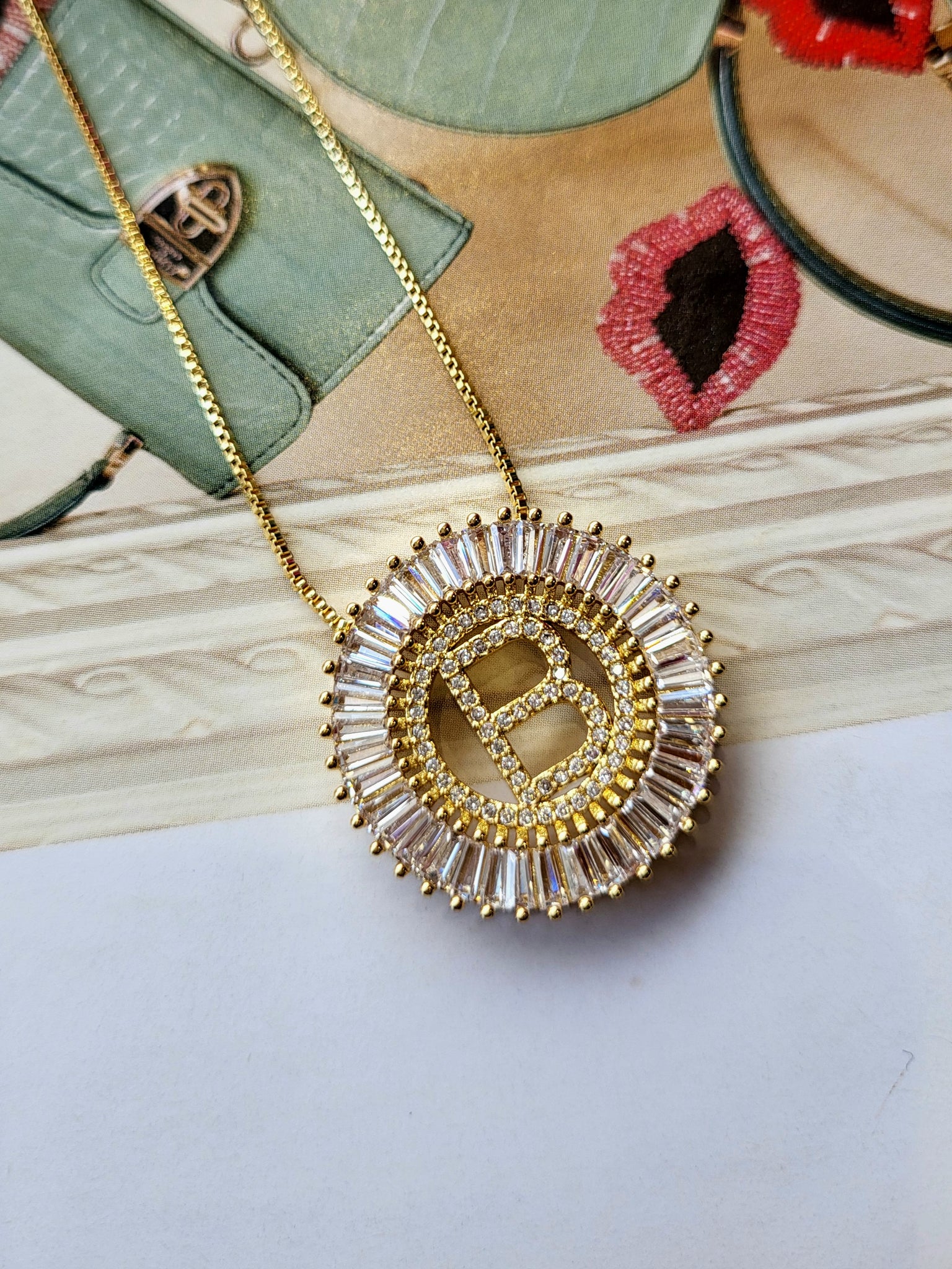 Gold Initial Necklace