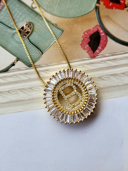 Gold Initial Necklace