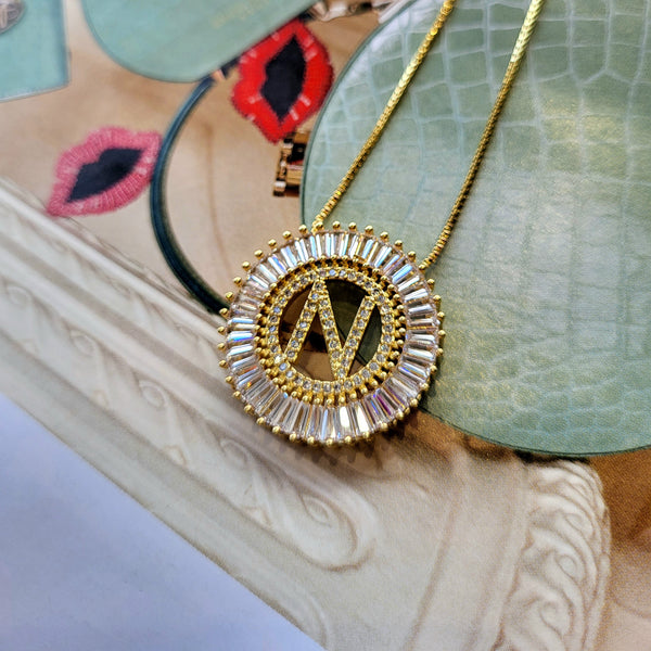 Gold Initial Necklace