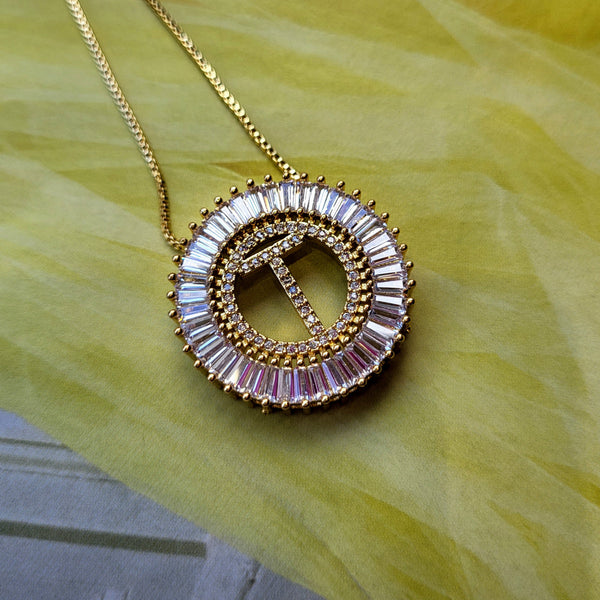 Gold Initial Necklace