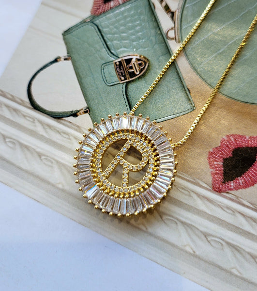 Gold Initial Necklace
