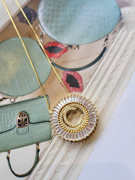 Gold Initial Necklace