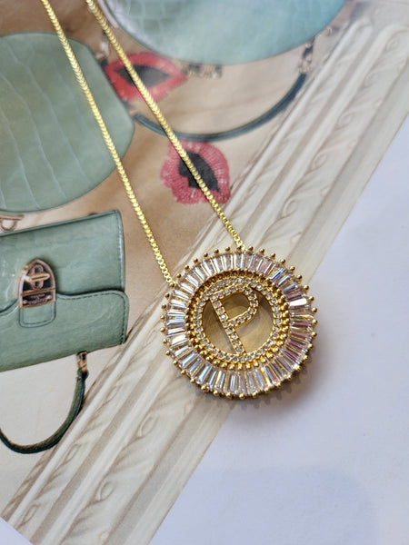 Gold Initial Necklace