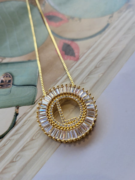Gold Initial Necklace