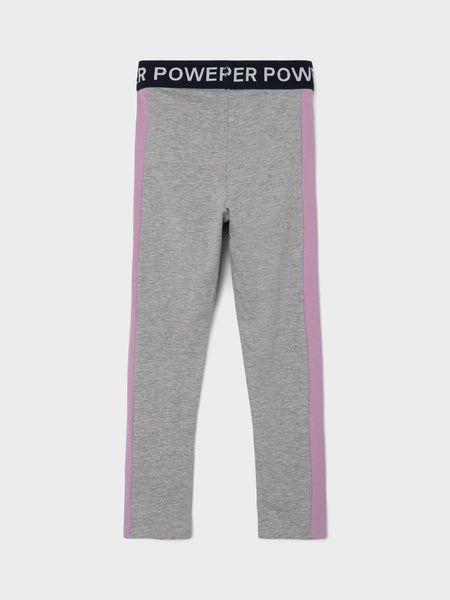 Girls Lilac Love Leggings