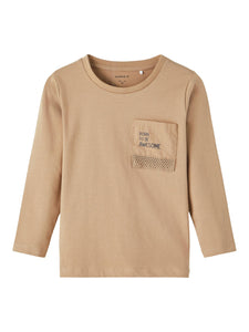 Boys Mini Stone Long Sleeve Tshirt