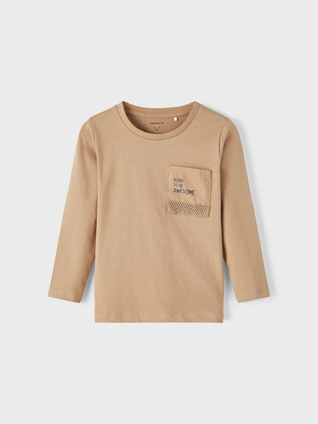 Boys Mini Stone Long Sleeve Tshirt
