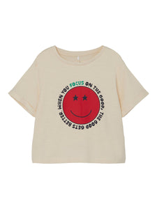 Girls Smile Cropped T-shirt