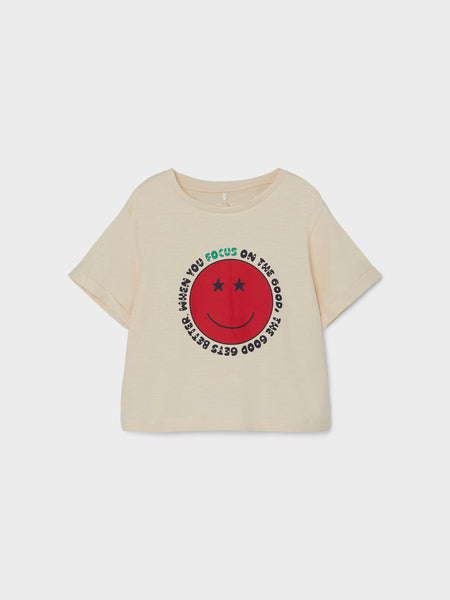 Girls Smile Cropped T-shirt
