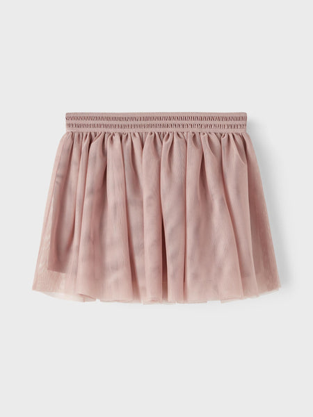 Girls Mini Tulle Tutu Skirt In Rose