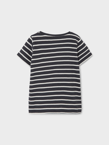 Boys Mini Navy Stripe T-shirt