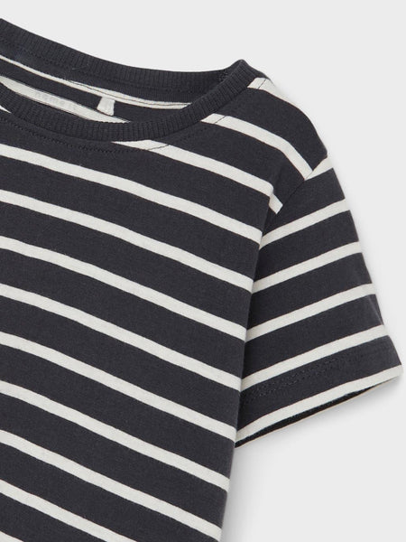 Boys Mini Navy Stripe T-shirt