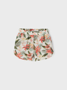 Girls Mini Tropical Shorts