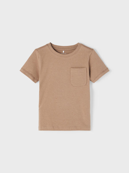 Boys Mini Brown Lentil T-shirt