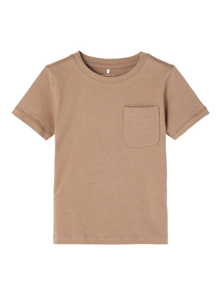Boys Mini Brown Lentil T-shirt
