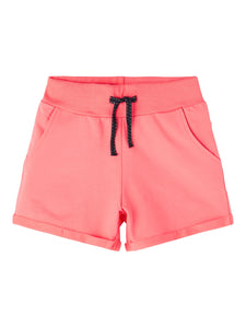 Girls Peach Sweat Shorts