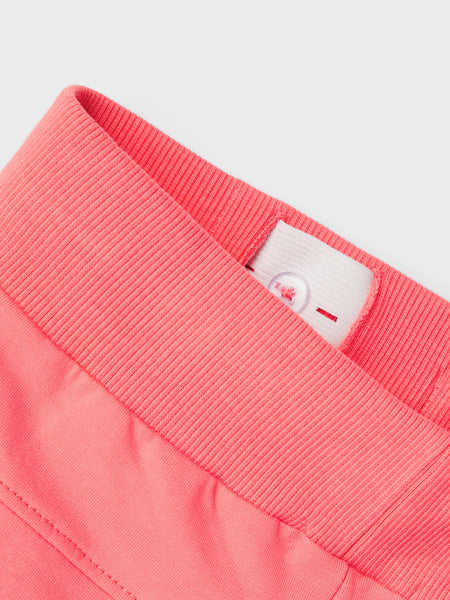 Girls Peach Sweat Shorts