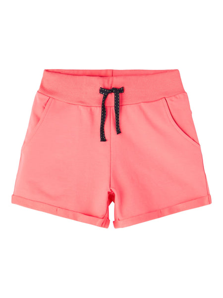 Girls Peach Sweat Shorts