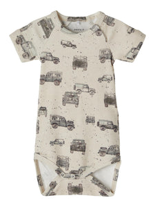 Baby Boy Rusty Car Romper Vest