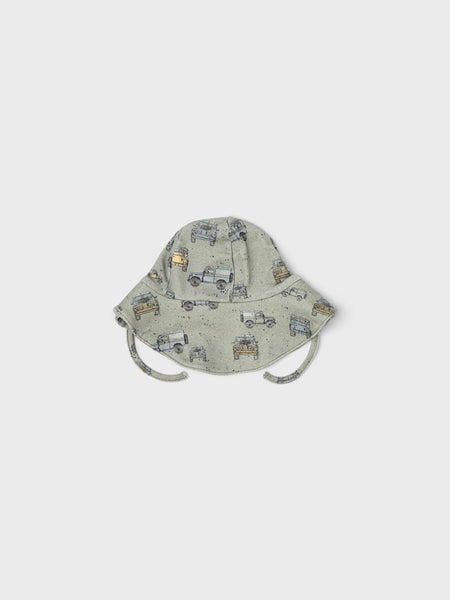 Baby Boy Rusty Car Green Sun Hat