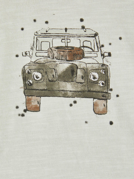 Baby Boy Rusty Car Mint T-shirt