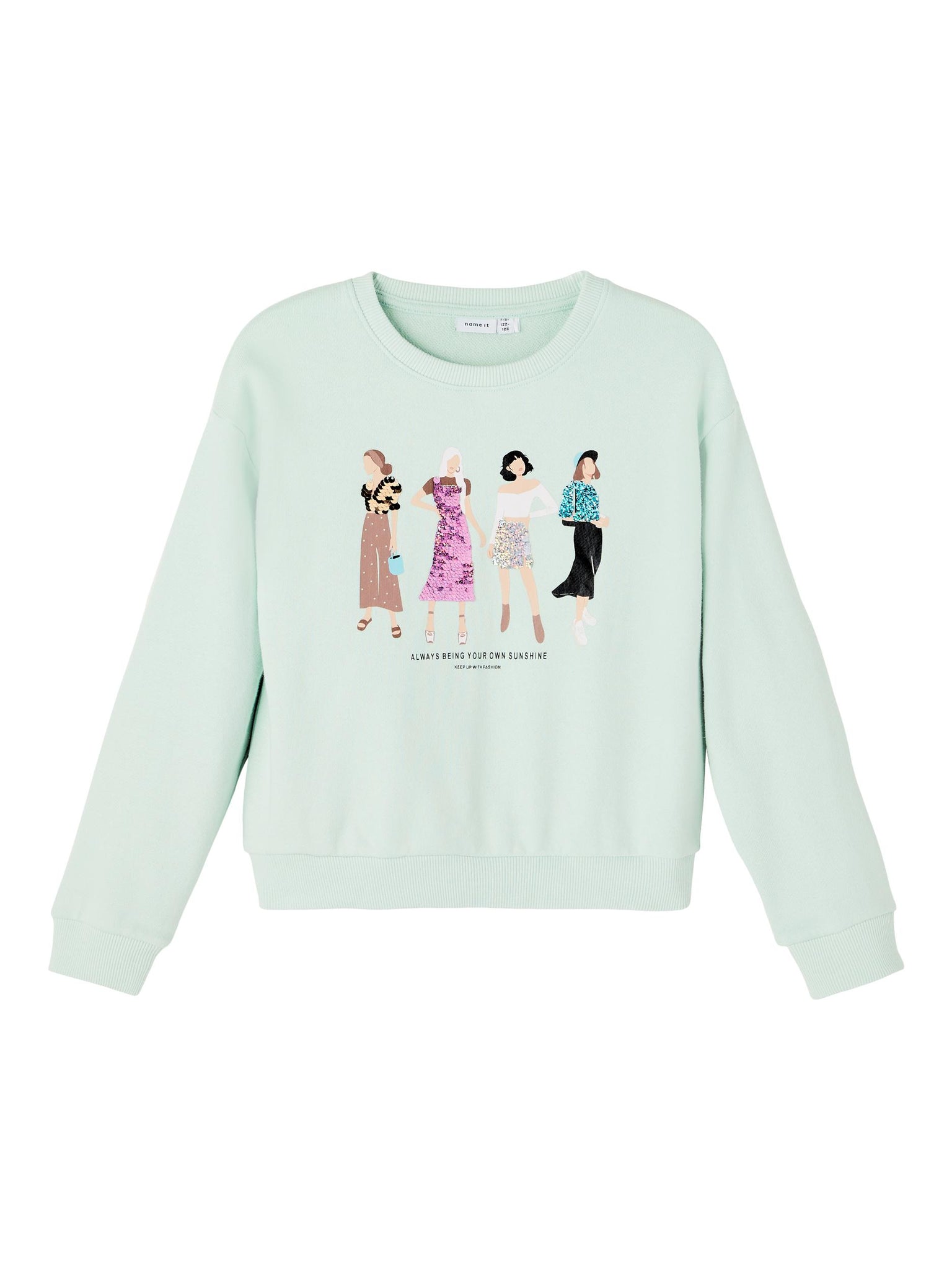 Girls Sequin Fashion Sweatshirt