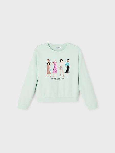 Girls Sequin Fashion Sweatshirt