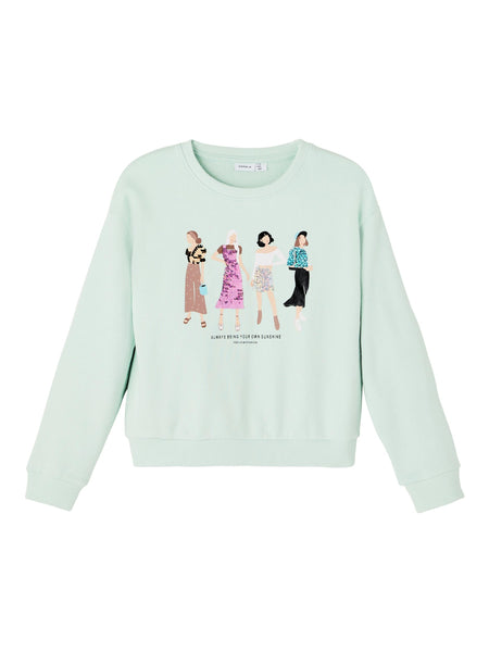 Girls Sequin Fashion Sweatshirt