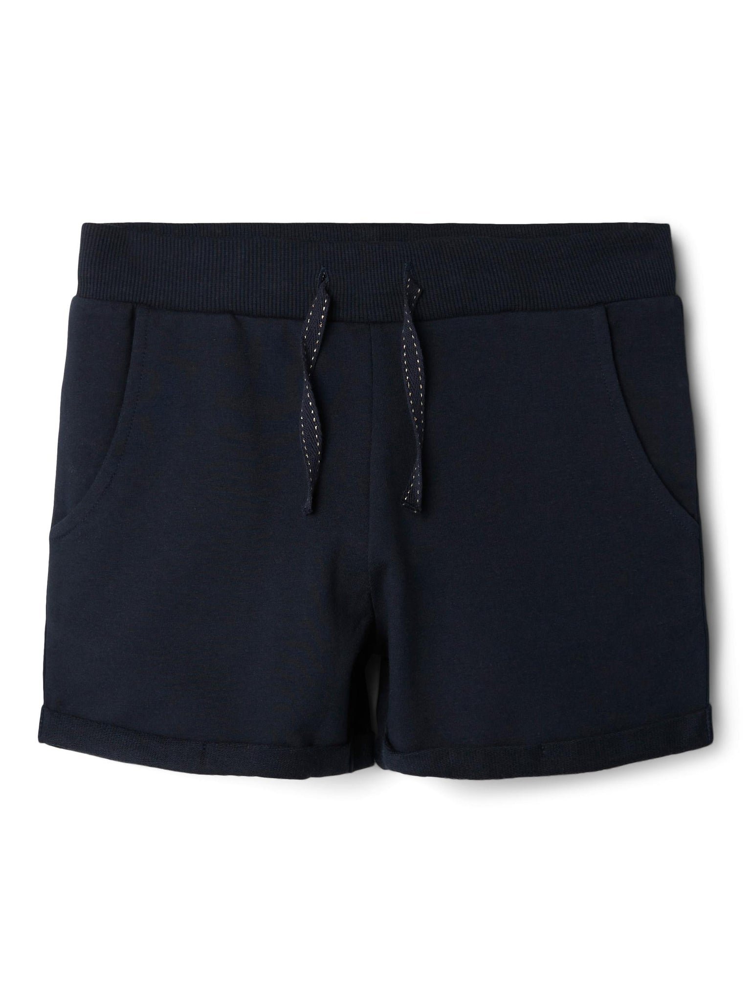 Girls Navy Sweat Shorts
