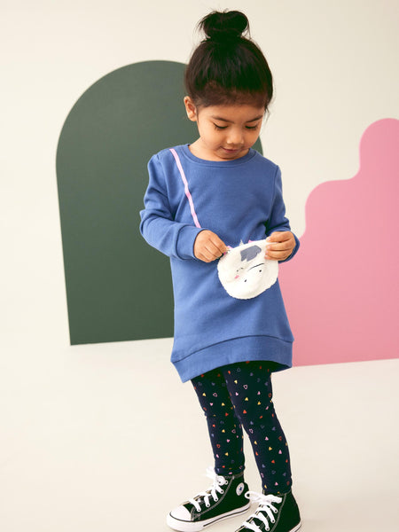 Girls Mini Unicorn Tunic Sweater