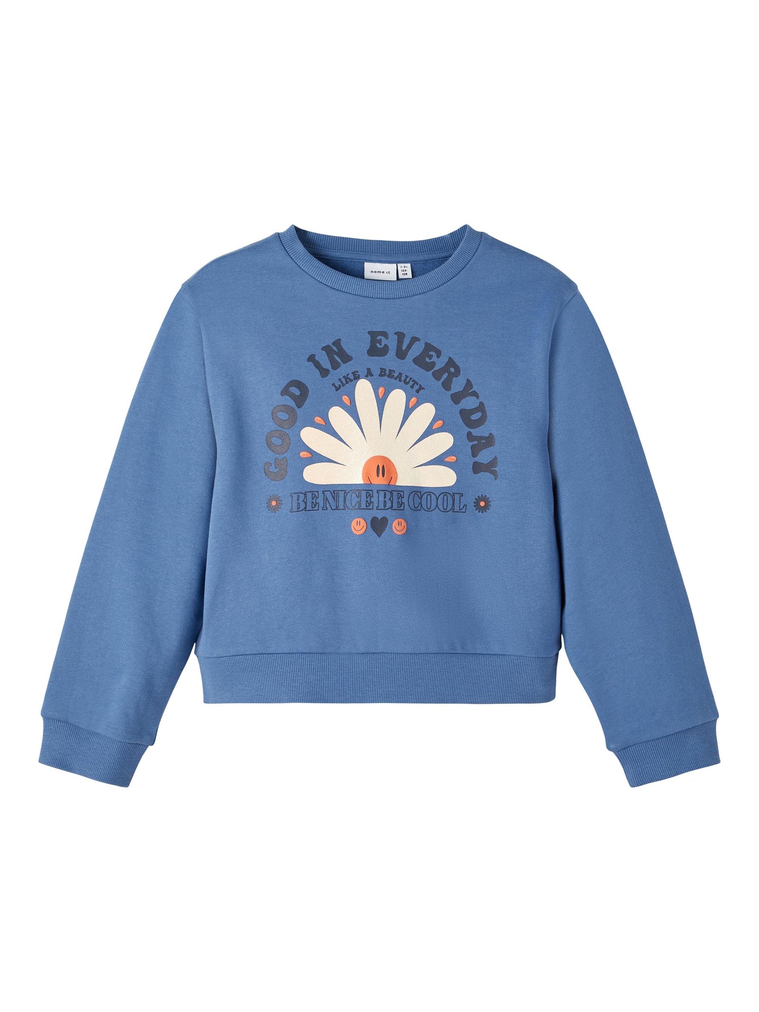 Girls Be Nice Be Cool Short Sweatshirt