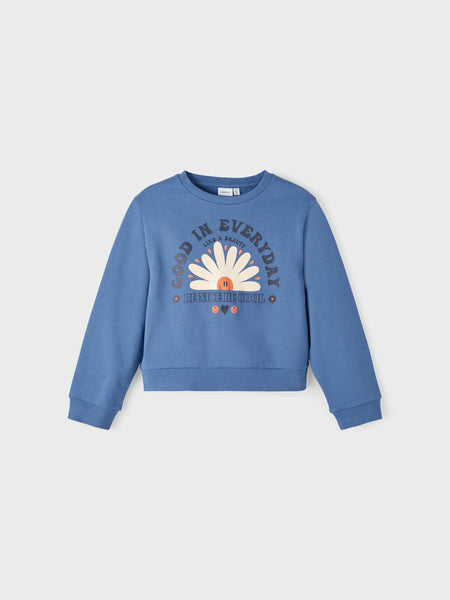 Girls Be Nice Be Cool Short Sweatshirt