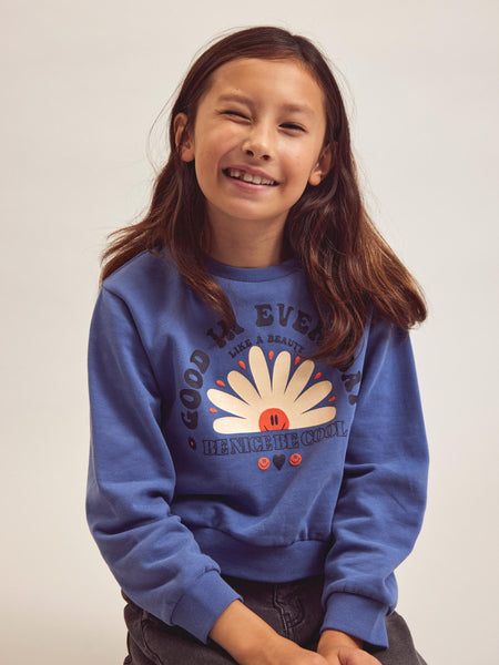 Girls Be Nice Be Cool Short Sweatshirt