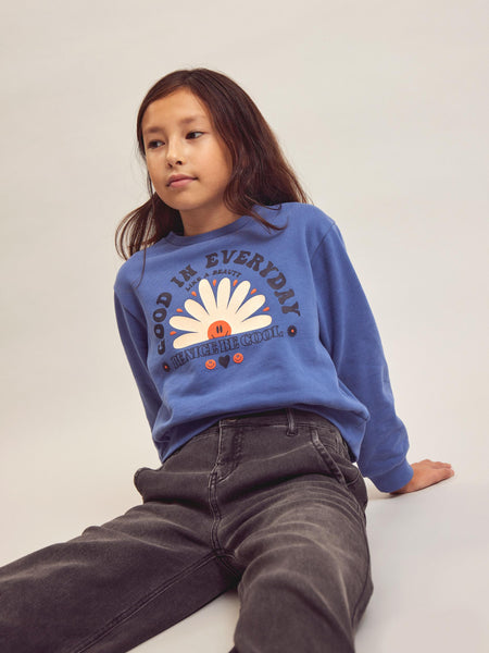 Girls Be Nice Be Cool Short Sweatshirt