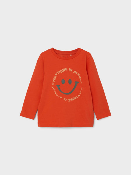 Boys Mini Everything Is Alright Long Sleeve Tshirt